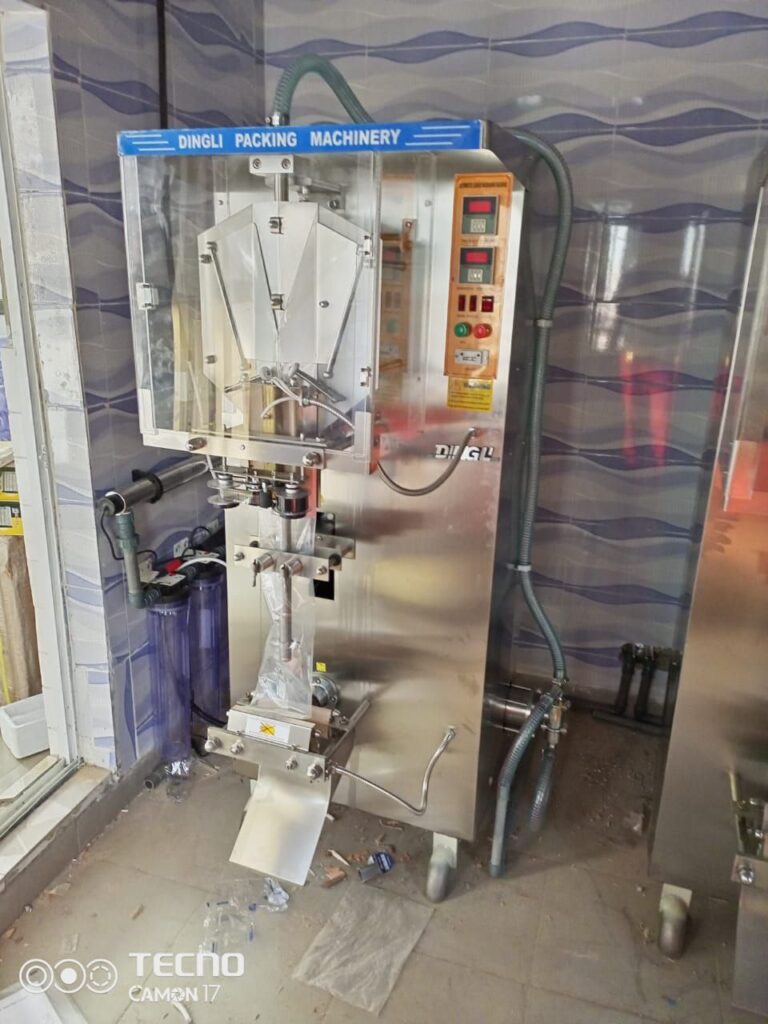 Dingli sachet water machine